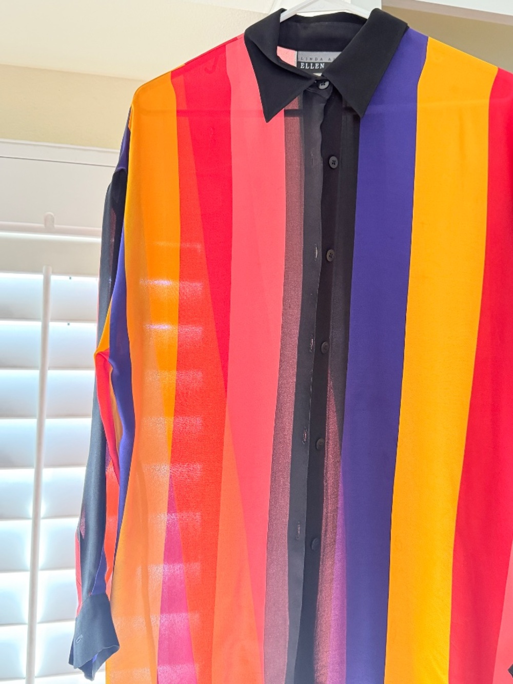 Linda Allard for Ellen Tracy Silk Blouse